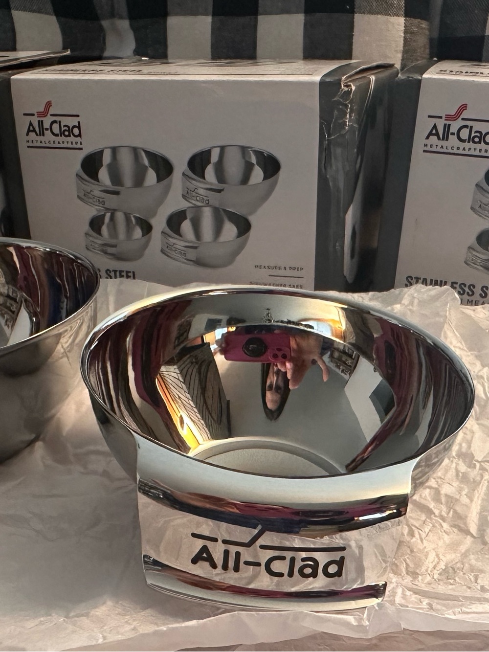 All-Clad Stainless Steel 4-Piece Mini Measuring Bowls - Picture 7 of 15